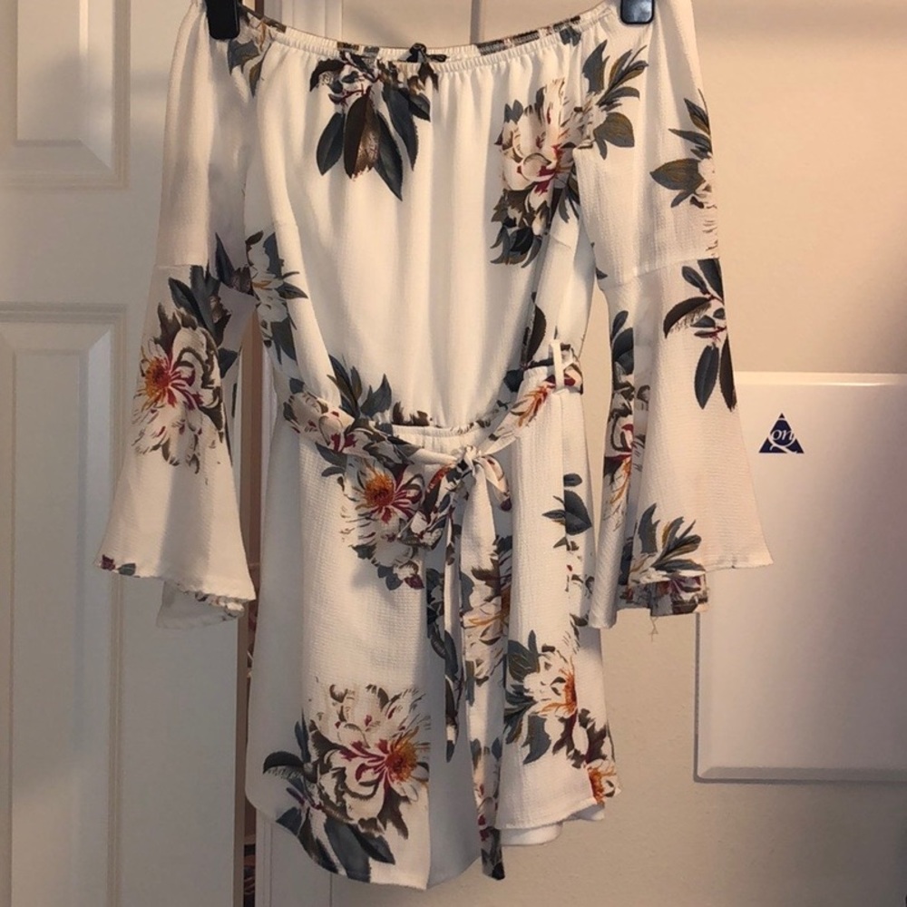 Off the shoulder Romper